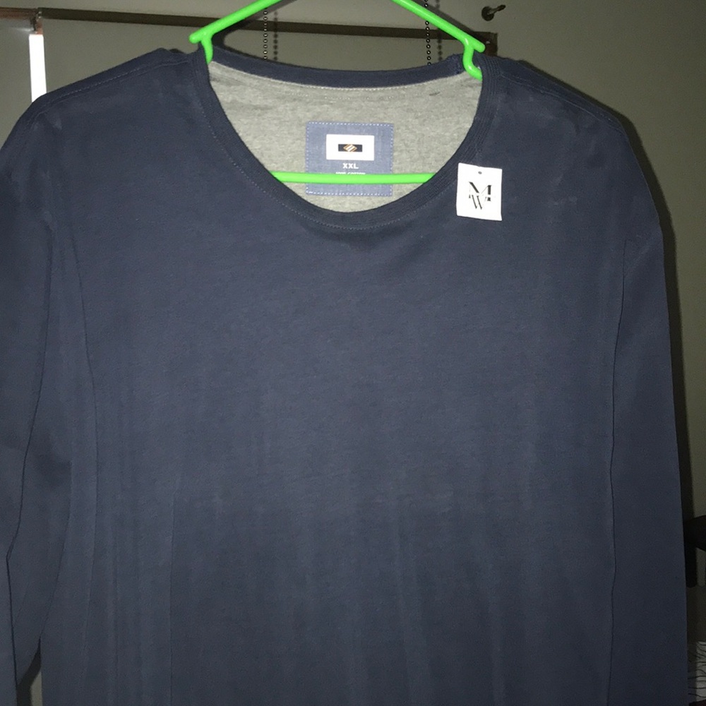 Joseph Abboud Long Sleeve Shirt- Navy XXL